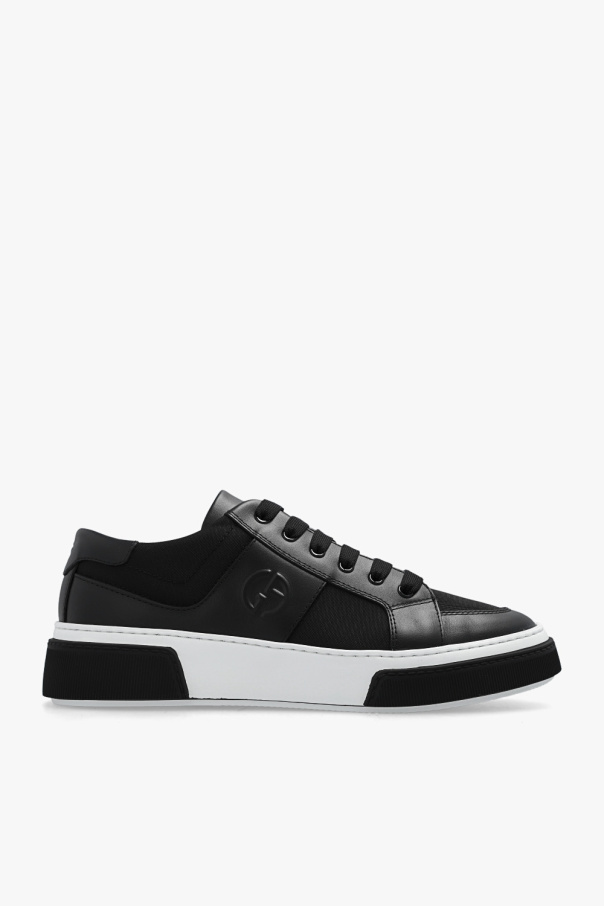 Armani jeans wedge sneakers best sale